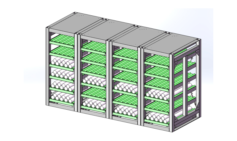 Durable Alloy Steel Bar Storage Rack Solution: A Custom Case Study in Material Handling Efficiency 2 Стойка для хранения баров из легированной стали
