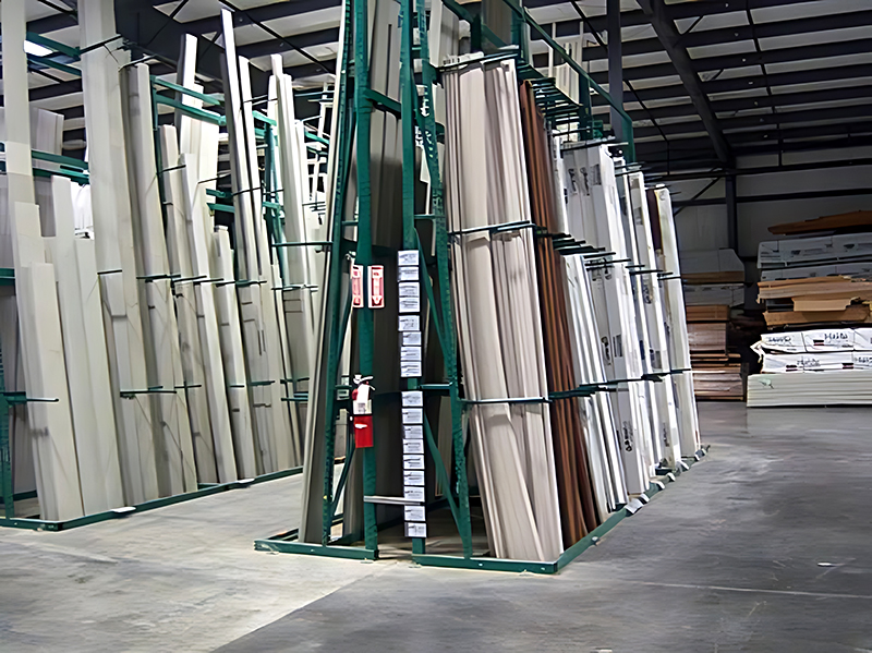 How I Stopped Wasting Time Digging Through Pipe Piles 2 vertical material storage racks