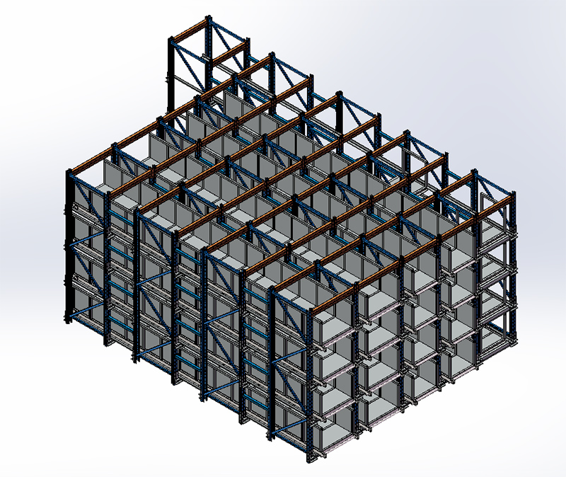Maximize o potencial do armazém com nosso rack de favo de mel personalizado: um estudo de caso 2 chapa metálica alveolar