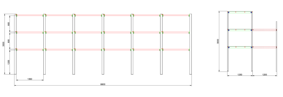Case Study: Custom Drawer Mold Rack for Efficient Industrial Storage 2 drawer mold rack