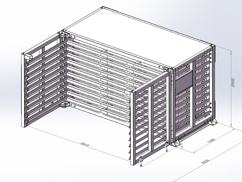 Heavy-Duty 3000×1500mm Roll Out Rack Metal Sheet Solution: A Case Study 2 roll out rack metal sheet