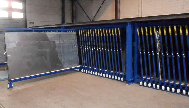 vertical sheet metal rack (5) scaffale verticale in lamiera