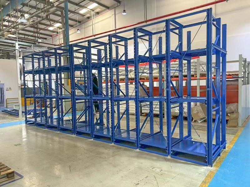 Roll out vs static die rack - Sheet Metal Racks Manufacturer & Storage ...