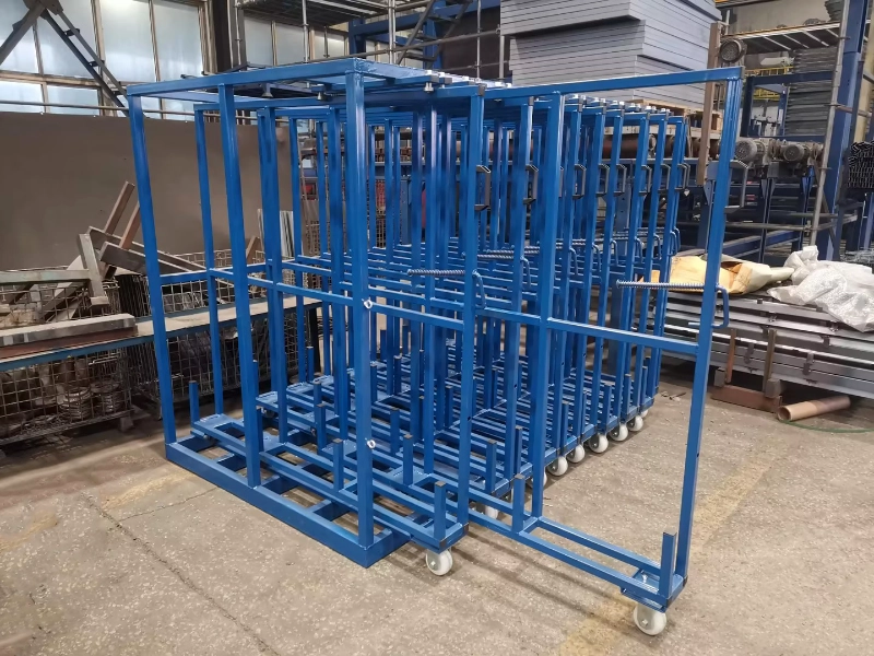 sheet metal vertical storage rack 14 8