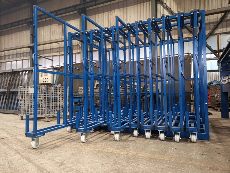 sheet metal vertical storage rack 16 5