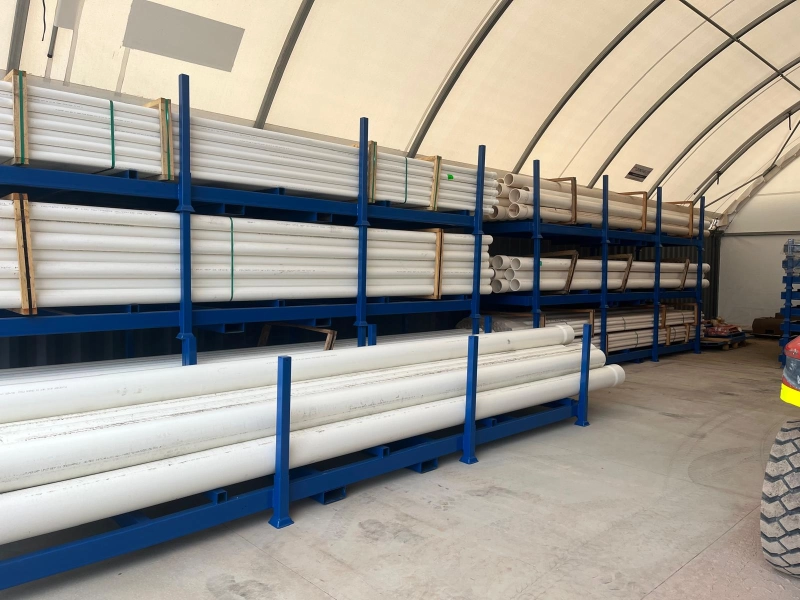 sheet metal vertical storage rack 13